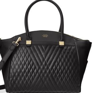 Vince Camuto Black Darcy Satchel